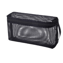Mesh-Kosmetiktasche, Toilettenartikel, Make-up-Beutel,-Schwarz M