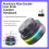 Reverse Direction Knob Single Key Keyboard Custom Multimedia Live Streaming Volume Knob CNC  Keyboard RGB 3
