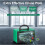 Ozone Generator 45g/H, Home/Industrial O3 Deodorizer,High Capacity Ozone Machine Air Ionizer EU 6