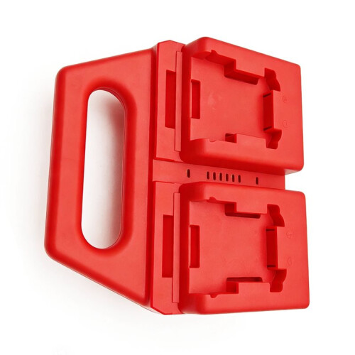 Battery Storage Rack Battery Mount Holder Portable Storage Rack Basket Bracket Holder for  18V Lithium Battery 1