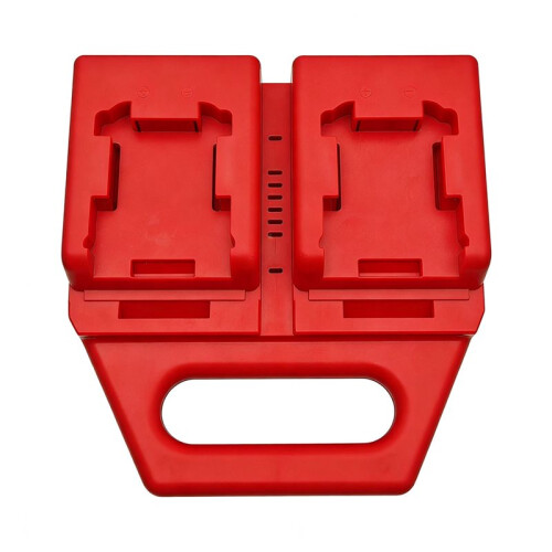 Battery Storage Rack Battery Mount Holder Portable Storage Rack Basket Bracket Holder for  18V Lithium Battery 2