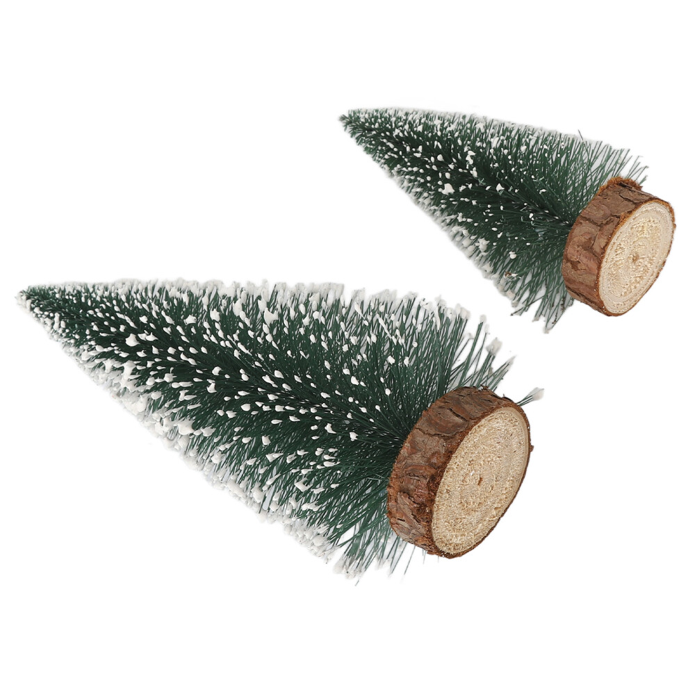 Set of 10 Christmas Decor Pine Trees