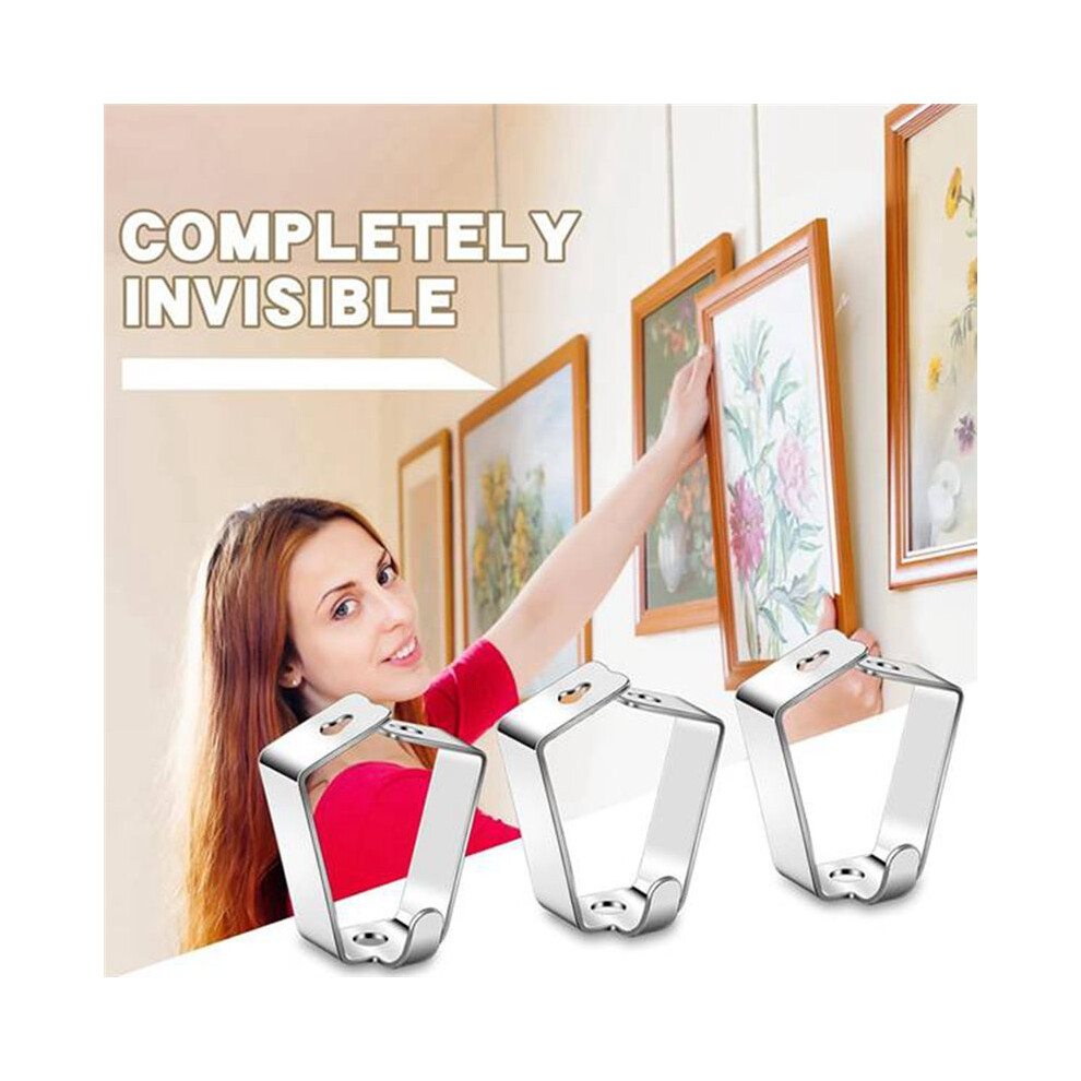 30 Pack Adjustable Picture Hanging Hook Rail Hanger Hooks For Art Hanging Systems And Other Picture Display Systems 4711679289578