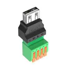 Press-type USB 2.0 Male Female Connector For-Female plug