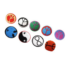 9PCS Fun Crochet Play Ball Toss Bag Sandbag For Kids Group Game