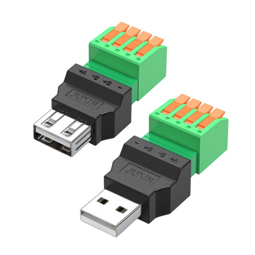 Schnellanschluss USB 2.0 Typ A männlich-Weiblicher Stecker 1