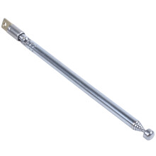 6X Replacement 49cm 19.3inch 6 Sections Telescopic Antenna Aerial for Radio TV