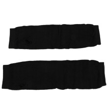 Heren Dames Unisex Gebreide Vingerloze Handschoenen Zacht Warm Lange Wanten Warm Winter, Zwart