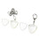Guitar Pick Holder Heart Shape Clear Picks Storage Box-2 1