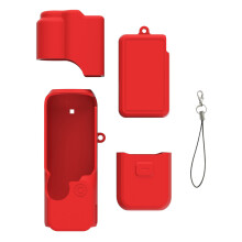 Silikon-Schutzhülle für Pocket 4 Action-Kamera,-Rote Farbe