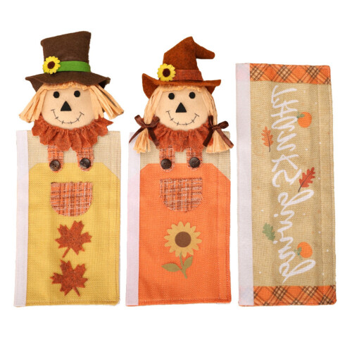 Seasonal Kitchen Decors Scarecrow Kühlschrank-Abdeckung, 3