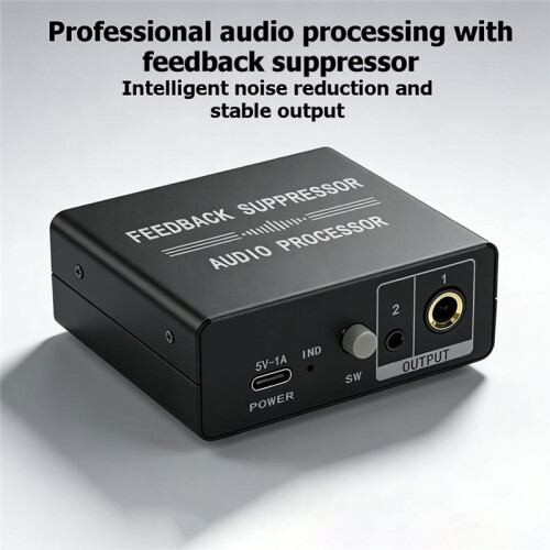 Professional Feedback Supperssor One Button Anti Feedback Suppressor and Lossless Intelligent Audio Processor 2