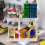 Pull-Out Rotating Storage Rack Kitchen Spice Rack Seasoning Bottle Cosmetic Storage Rack 5