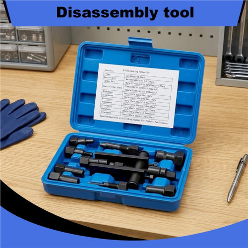 10pcs Motorcycle Blind Internal Inner Insert Inside Bearing Extractor Puller Tool Motorcycle Inner Bearing Removal Tool 1