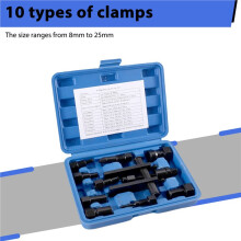 10pcs Motorcycle Blind Internal Inner Insert Inside Bearing Extractor Puller Tool Motorcycle Inner Bearing Removal Tool