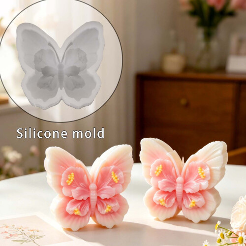 Silikonformen in Blumen-Schmetterlingsform für handgefertigte 1