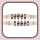 Press On Artificial Nail With Geometric Dot Star Pattern In Pink 3