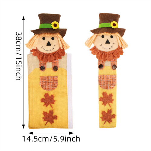 Seasonal Kitchen Decors Scarecrow Kühlschrank-Abdeckung, 3 2