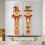 Seasonal Kitchen Decors Scarecrow Kühlschrank-Abdeckung, 3 6
