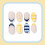 Faux ongles à la mode, 30 pièces, fromage bleu mer, couleur 4