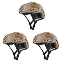 3X Army Style SWAT Combat PJ Type Fast Helmet for CQB Shooting Airsoft Paintball