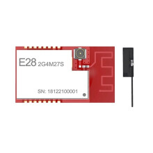 Módulo Inalámbrico BLE 2.4GHz LoRa SX1281 27dBm SPI Transceptor Inalámbrico de Posicionamiento de Largo Alcance de 8000m con Antena