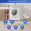 Cotovelo 90 Graus para Ventilação Secadora Roupas, Kit Conector Duto Secadora SaferHookup para Tubos 4 Polegadas, Kit Cotovelo Conector Ventilação 6