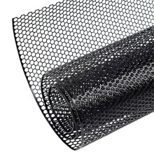 Universal 40"X13" Car Grill Mesh - Aluminum Alloy Automotive Grille Insert Bumper Honeycomb Hole 6mm Spacing 1mm Black