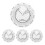 4Pcs Pregnancy Wheel Plastic Due Date Calculator for Weekly Tracking 1