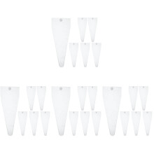 24Stk Haustier-Trimmer Aufbewahrungstasche Transparent Und Kompakt