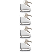 4Pièces Antivol Roue Compact Fer