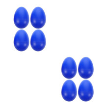 2Stk Kindgerechte Blaue Plastikeier Musikalische Maracas Für Vorschule