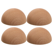 4Stk Dekorative Holzkappen Für Bett Und Möbel