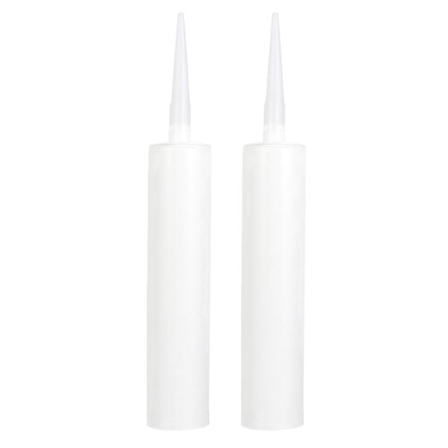 2Pièces Tubes De Silicone Réutilisables Blancs Pour Carrelage Vitre