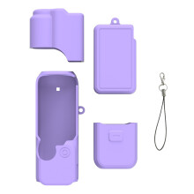 Silikon-Schutzhülle für Pocket 4 Action-Kamera,-Lila Farbe