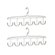 Plast Sling Hanger Multifunktionell Underkläder Väst Förvaring Artefakt Sovsal Krok Wave Torkställ