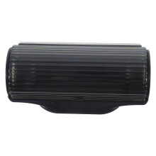 Wall Hanging Garbage Bag Holder Black Plastic Storage Bin