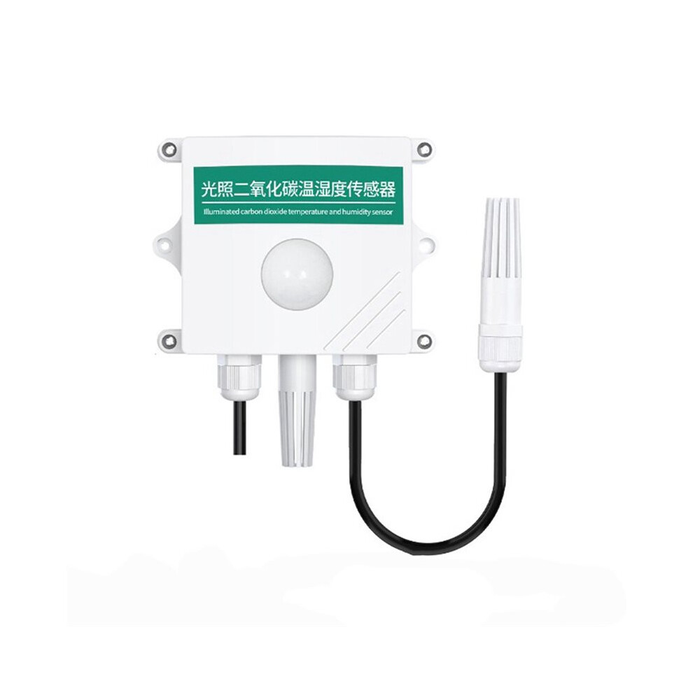 4In1 Rs485 Remote Monitoring Greenhouse Co2 Temperature Humidity Sensor Co2 Gas Transmitter Sensor 2000Ppm Light 4712339822050