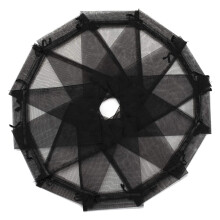 100PCS Black Organza Gift Bags 9X12cm, Mesh Wedding Favour Bags with Drawstring for Jewelry Makeup Candy Baby Shower