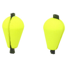 18Pcs Fly Fishing Float Strike Indicators Foam Yellow
