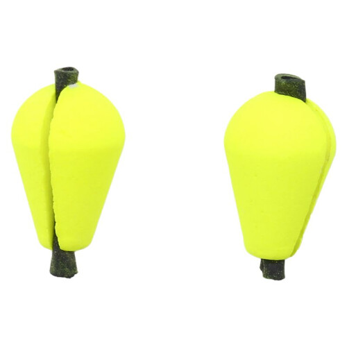18Pcs Fly Fishing Float Strike Indicators Foam Yellow