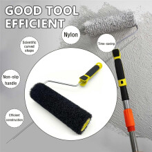 Rolo de Composto para Drywall de 9 Polegadas, Escova para Rolo de Textura de Drywall, Adequado para Cobrir Superfícies de Parede e Teto