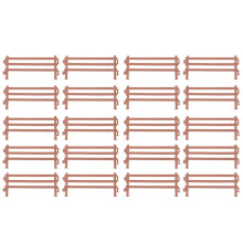 40Pcs  Fence Plastic Garden Fence Toys Fairy Garden Fence Panels Plastic Fence Farm Animal Fence Tools for Kids Toys