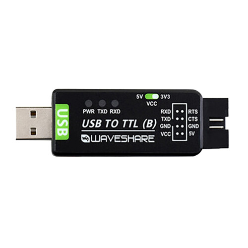 3X Waveshare Industrial Grade USB to TTL Converter CH343G Serial Port Conversion Module Support 5V/3.3V 2