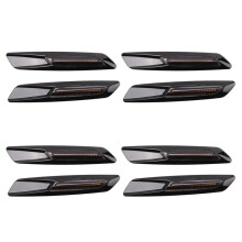 8 PièCes Chat Clignotant LED Voiture Dynamique CôTé Marqueur Clignotant LumièRe Signal Lampe pour- E60 E61 E81 E82 E88 E90 E91 E92