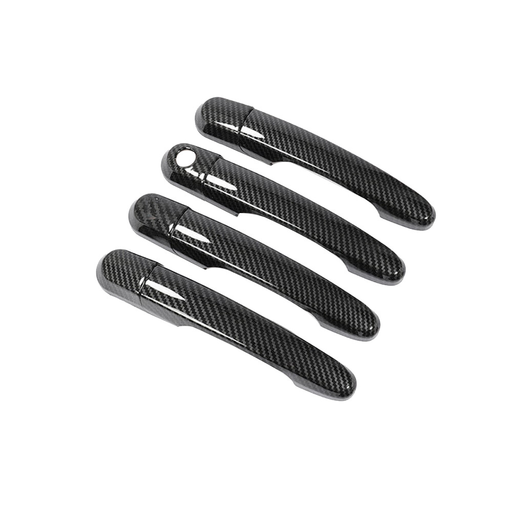 For 2007 2008 2009 2010 Carbon Fiber Outside Exterior Outer Side Door Handle Protector Cover Trim 4711422103885