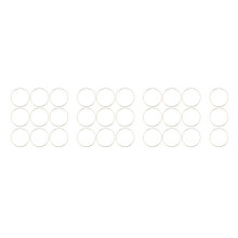 30 Pack 10 Inch Metal Floral Hoop Wreath Gold Hoop Rings for DIY Wreath, Dream Catcher and Wall Hanging Crafts