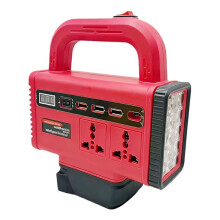 150W Intelligent Power Inverter for 18V Battery 18V to AC 110V 220V Converter Power Station with Light