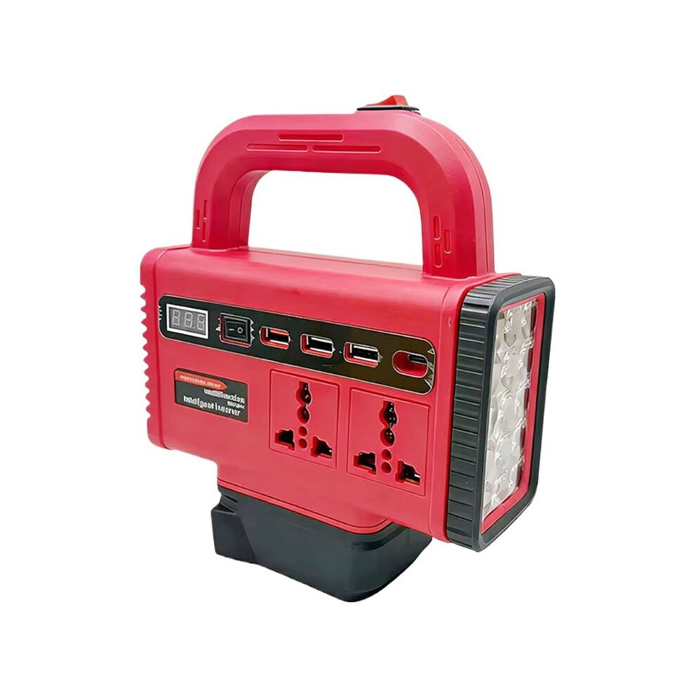 150W Intelligent Power Inverter For 18V Battery 18V To Ac 110V 220V Converter Power Station With Light 4711239732322