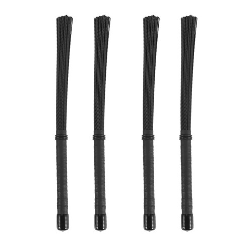 4Pcs Cajon Brush Telescoping Drum Brushes Nylon Sticks Percussion for Jazz Stick Drum